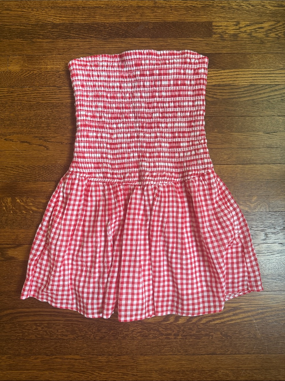 Hollister gingham romper